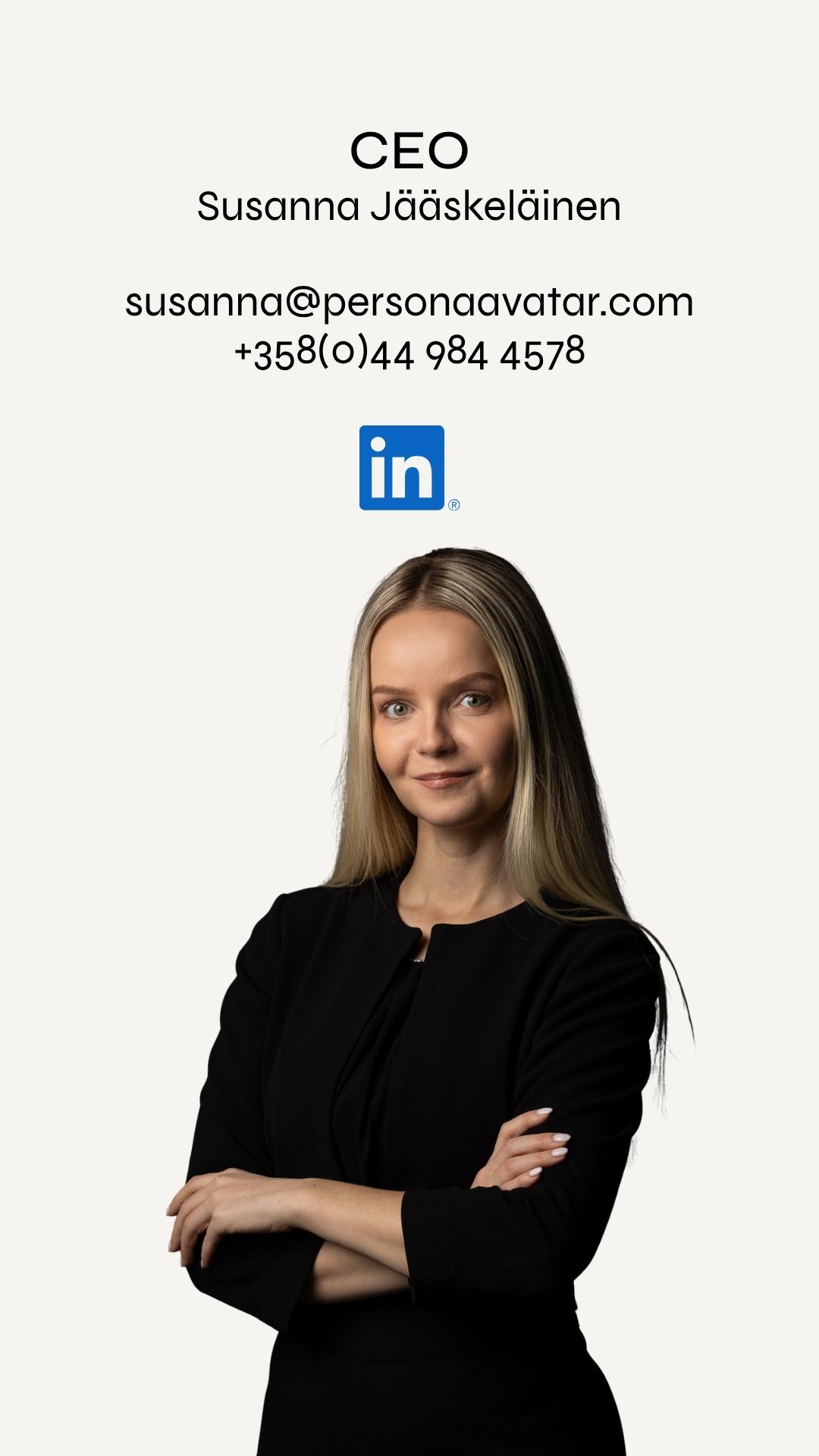 Susanna Jääskeläinen, CEO